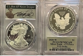 2020-W  $1 Silver Eagle - v75 Privy First Strike Minuteman PR70DCAM