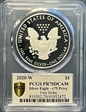 2020-W  $1 Silver Eagle - v75 Privy First Strike PR70DCAM