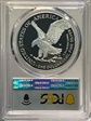 2024-W  $1 Silver Eagle First Day of Issue PR70DCAM