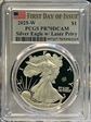 2025-W $1 Silver Eagle w/ Laser Privy First Day of Issue PR70DCAM