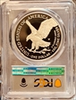 2025-W $1 Silver Eagle w/ Laser Privy First Day of Issue PR70DCAM