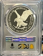 2025-W $1 Silver Eagle w/ Laser Privy First Day of Issue PR70DCAM