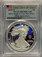 2025-S $1 Silver Eagle w/ U.S. Navy Privy 250th Anniversary First Day of Issue PR70DCAM