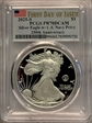 2025-S $1 Silver Eagle w/ U.S. Navy Privy 250th Anniversary First Day of Issue PR70DCAM