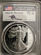 2016-W $1 Silver Eagle Silver Eagle - 30th Anniversary FDI LE W.D.C. Merc PR70DCAM