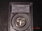 1999-S 25C Pennsylvania Silver PR69DCAM