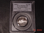 1999-S 25C New Jersey Silver PR69DCAM