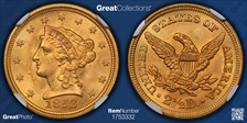 1853 $2.50 MS65