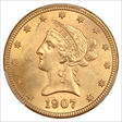 1907-D $10 MS64+