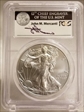 2011 $1 Silver Eagle 25th Anniversary Set First Strike MS68