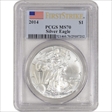 2014 $1 Silver Eagle First Strike MS70