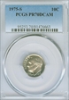 1975-S 10C PR70DCAM