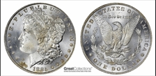 1885 $1 MS66