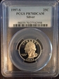 1997-S 25C Silver PR70DCAM