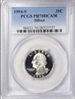 1994-S 25C Silver PR70DCAM
