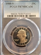 1988-S 25C PR70DCAM