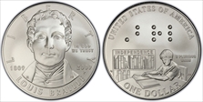 2009-P $1 Louis Braille MS70
