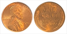 1945-S 1C MS66RD