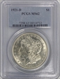 1921-D $1 MS62