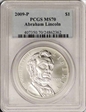 2009-P $1 Abraham Lincoln MS70