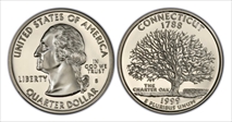 1999-S 25C Connecticut PR70DCAM