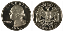 1993-S 25C Clad PR70DCAM