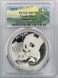 2019 10 Yn Panda Silver First Strike MS70