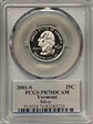 2001-S 25C Vermont Silver PR70DCAM