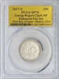 2017-S 25C George Rogers Clark NP Enhanced Unc Set FDI Denver ANA SP70