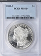 1881-S $1 MS66+ 