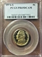 1974-S 5C PR69DCAM