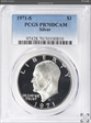1971-S $1 Silver PR70DCAM