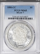 1880-CC $1 8/Low 7 MS65