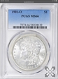 1901-O $1 MS66