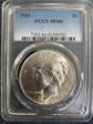 1924 $1 MS66