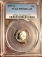 1997-S 10C PR70DCAM