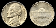 1942 5C Nickel MS66FS