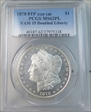 1878 8TF $1 VAM 15 Doubled Liberty MS62PL
