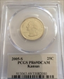 2005-S 25C Kansas PR69DCAM