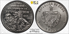 1989 Peso Cienfuego And Castro MS69