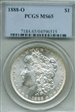 1888-O $1 MS65