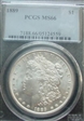1889 $1 MS66