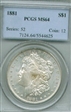 1881 $1 MS64
