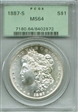 1887-S $1 MS64