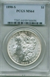 1890-S $1 MS64