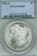 1921-S $1 MS65