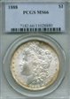 1888 $1 MS66
