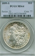 1899-S $1 MS64