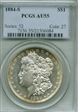 1884-S $1 AU55