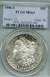 1886-S $1 MS63